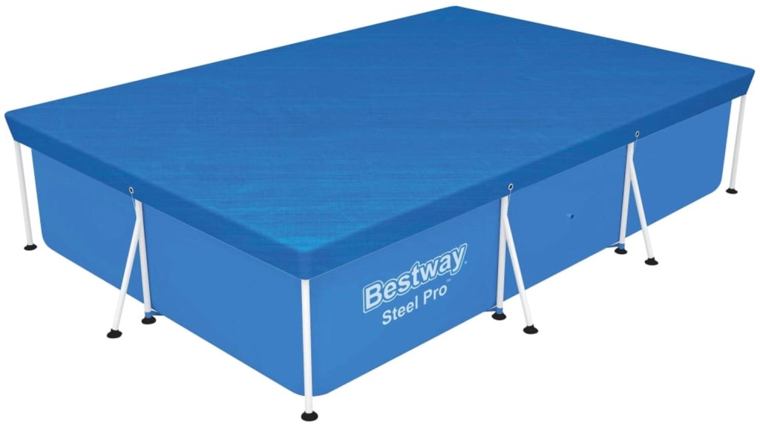 Bestway Flowclear Poolabdeckung 304x205x66 cm 3202547 Bild 1