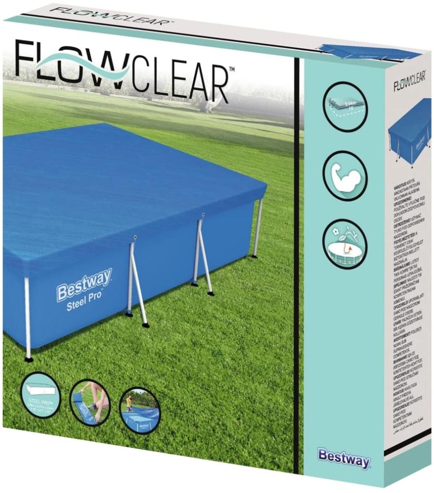 Bestway Flowclear Poolabdeckung 304x205x66 cm 3202547 Bild 1