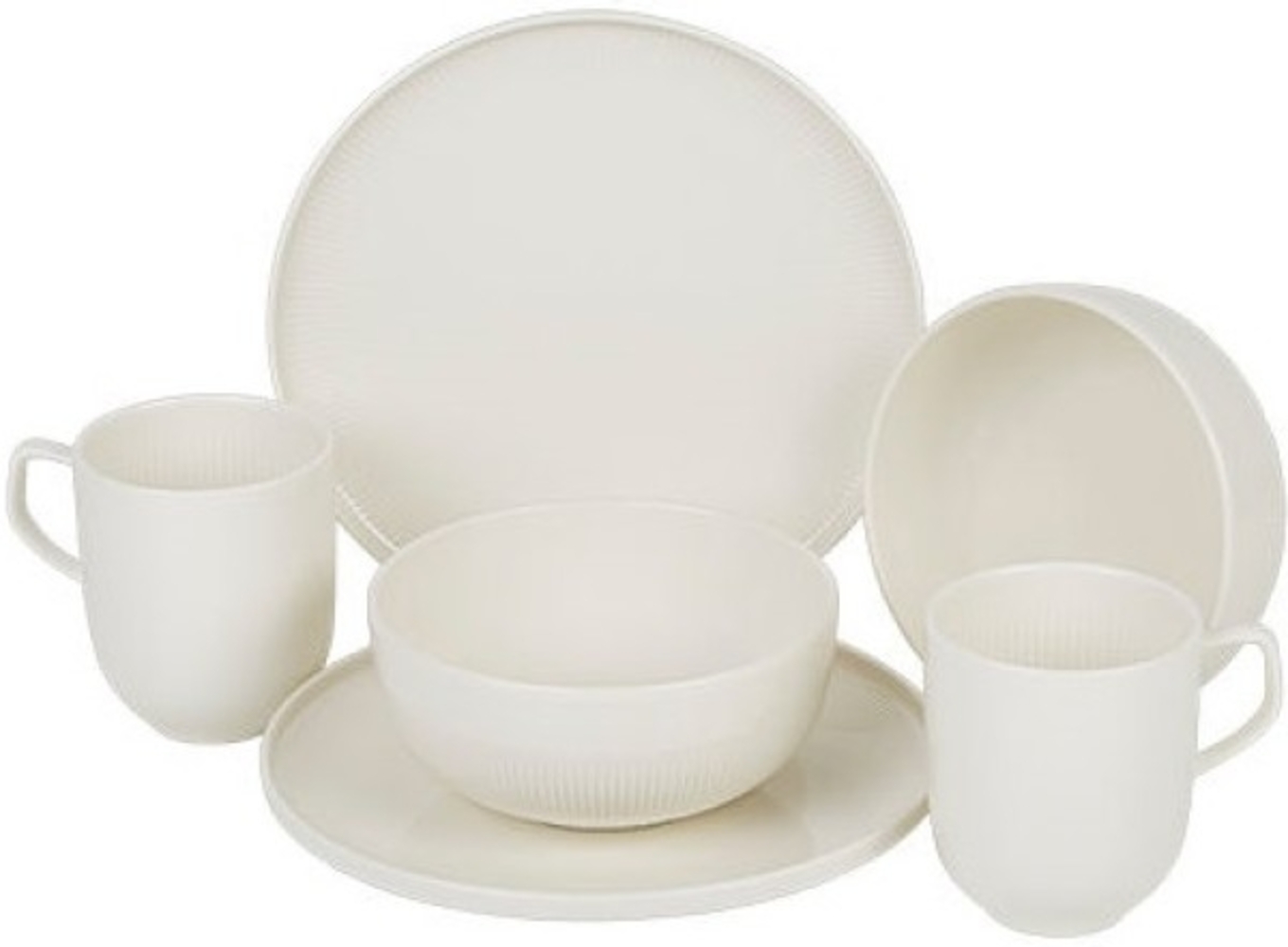 Villeroy & Boch Afina Frühstücks-Set für 2 Personen / 6 Teile Bild 1