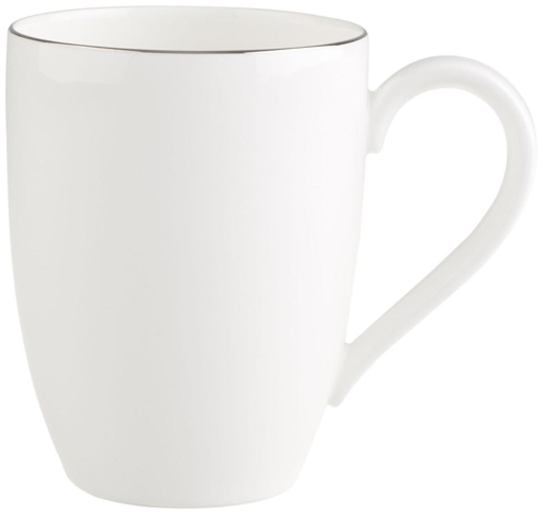 Villeroy & Boch Vorteilset 6 Stück Anmut Platinum No. 1 Becher mit Henkel Premium Bone Porcelain weiß handbemalt 1046369651 Bild 1