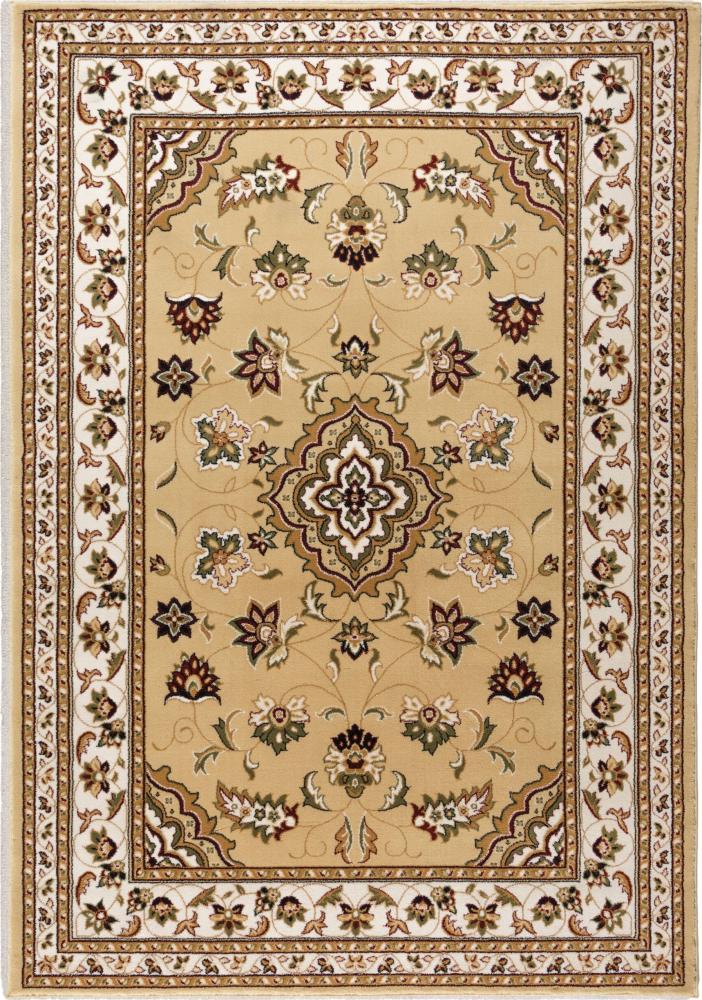 Kadima Design Traditioneller Teppich in Trendfarben "Glazert". Farbe: Braun, 80x150 cm Bild 1