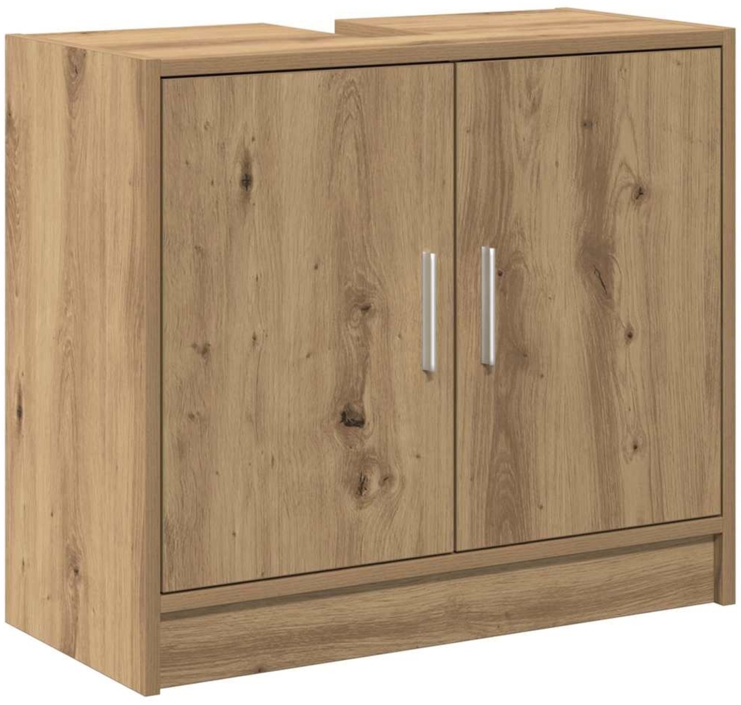 vidaXL Badezimmerschrank Artisan-Eiche 63 x 29 x 55 cm Holzwerkstoff 869207 Bild 1