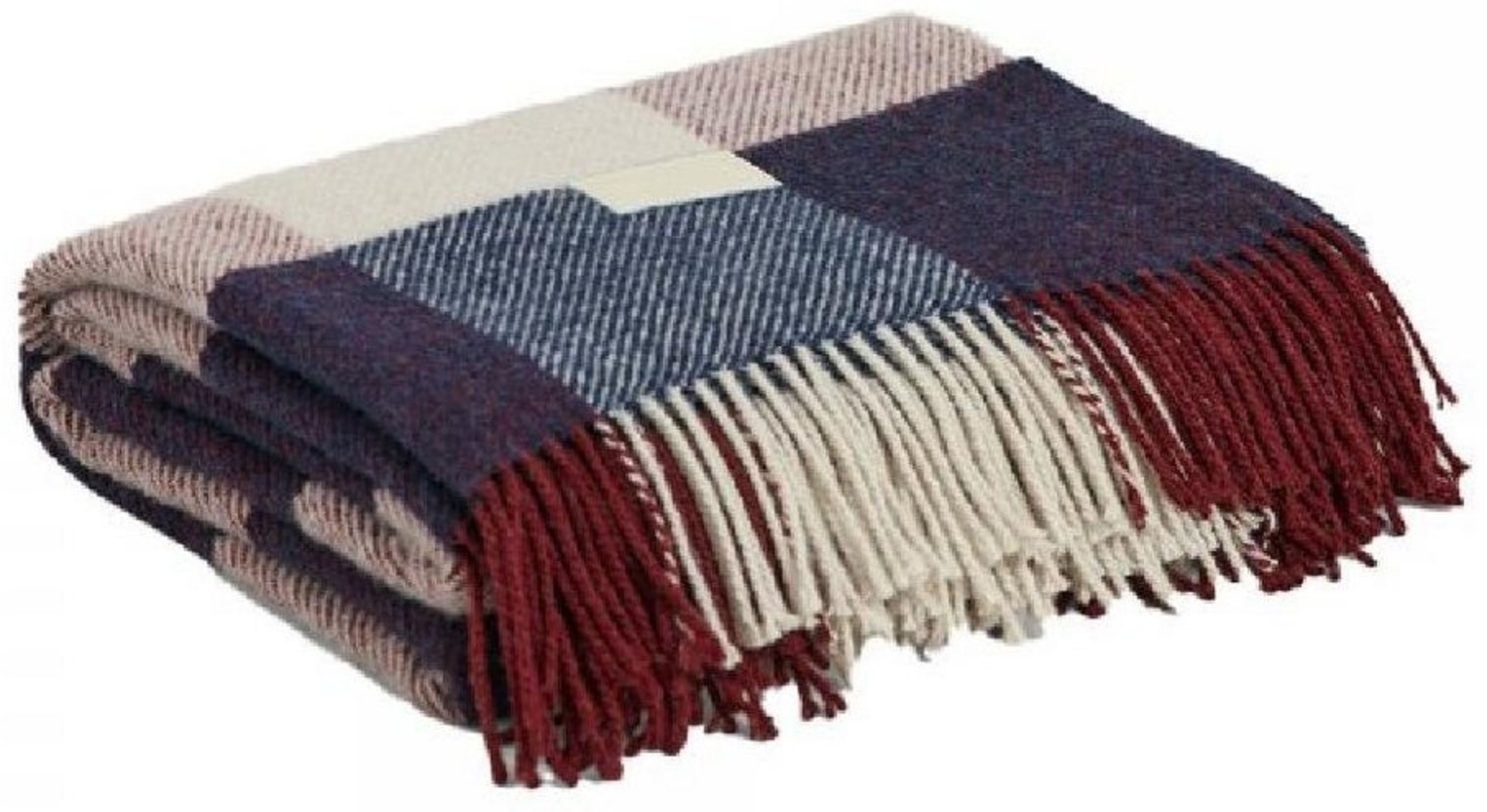 Gant Home Wolldecke Check Throw Plumped Red (130x180 cm) 853102302-604-130x180 Bild 1