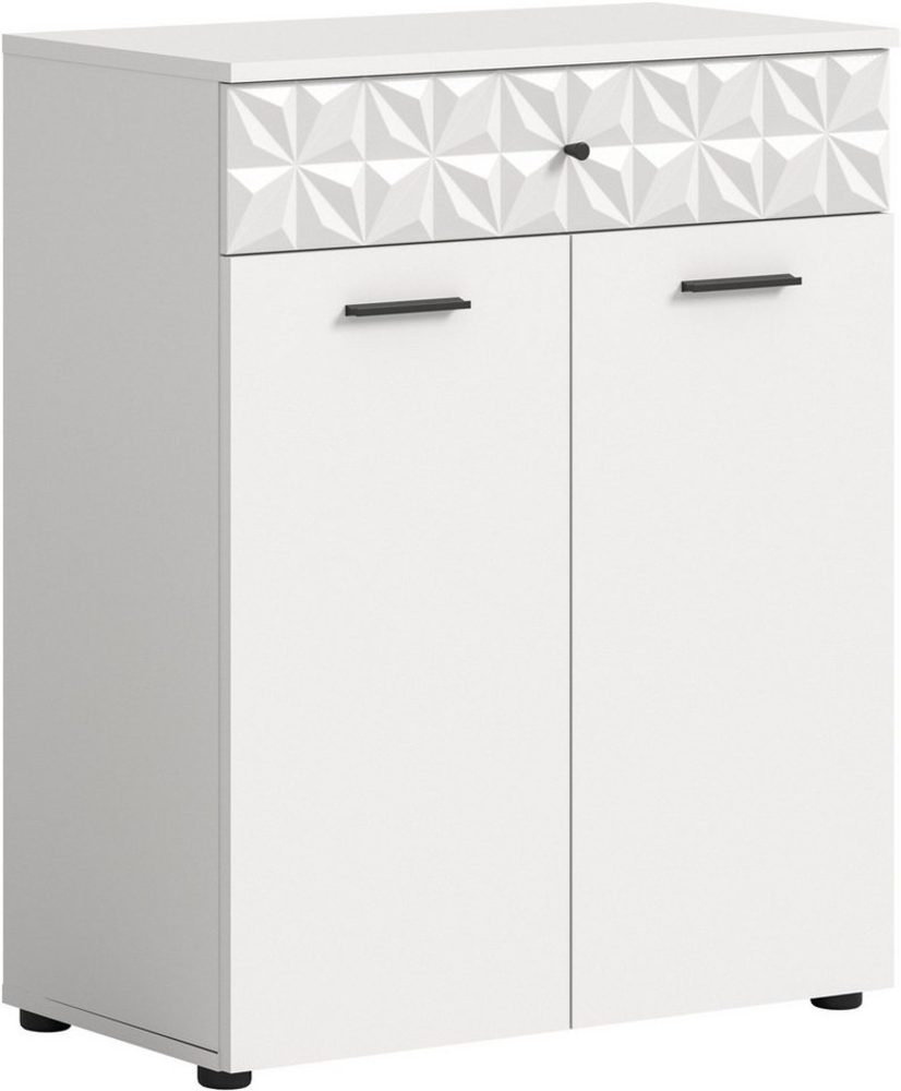 INOSIGN Unterschrank VICENZA, TOPSELLER!, Breite 70cm, 2-türig, mit Front-Ornamentabsetzung Standschrank, Badschrank, Kommode, Badkommode, Anrichte, Midischrank Bild 1
