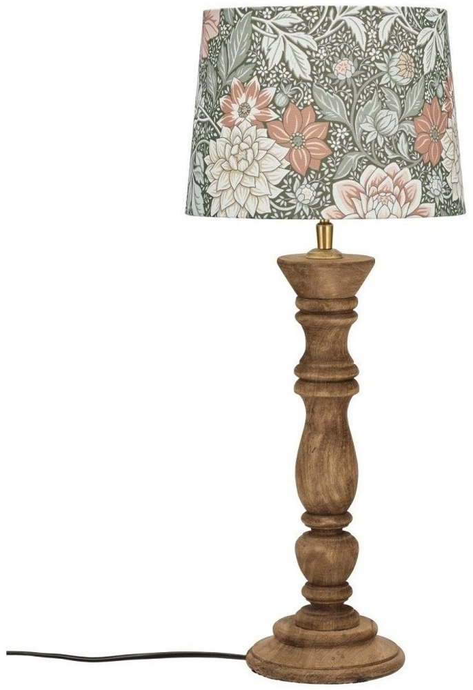 PR Home 1304608-7666 Tischleuchte Lodge Holz Schirm Grün 59cm E27 Bild 1