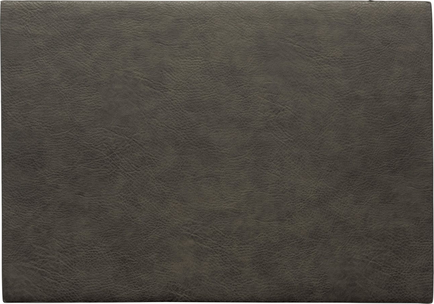 ASA Selection Tischset Mushroom Vintage matt Leder-Optik Platzset Grau Bild 1