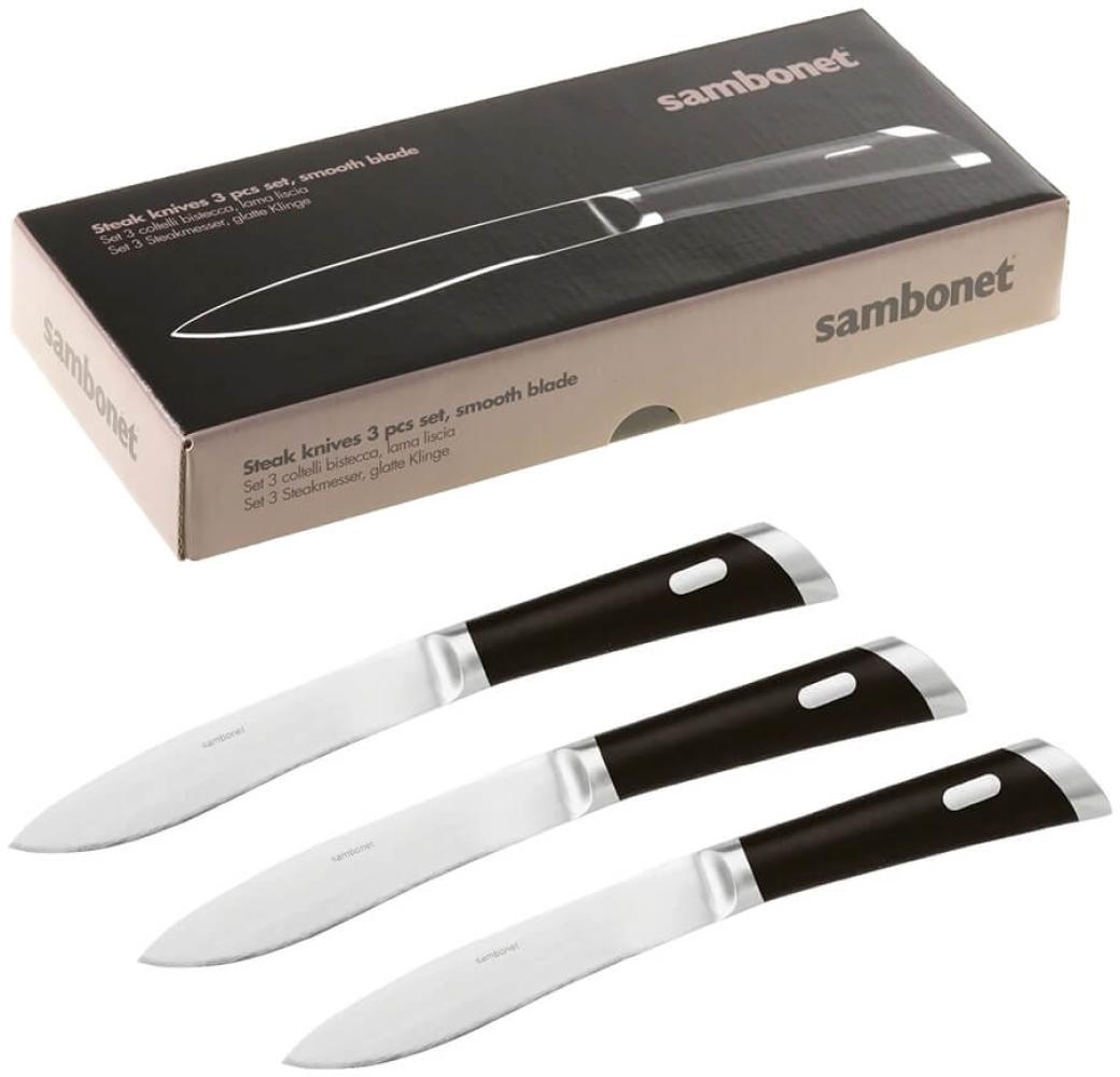 Sambonet Steakmesser Set 3-teilig T-Bone Bild 1