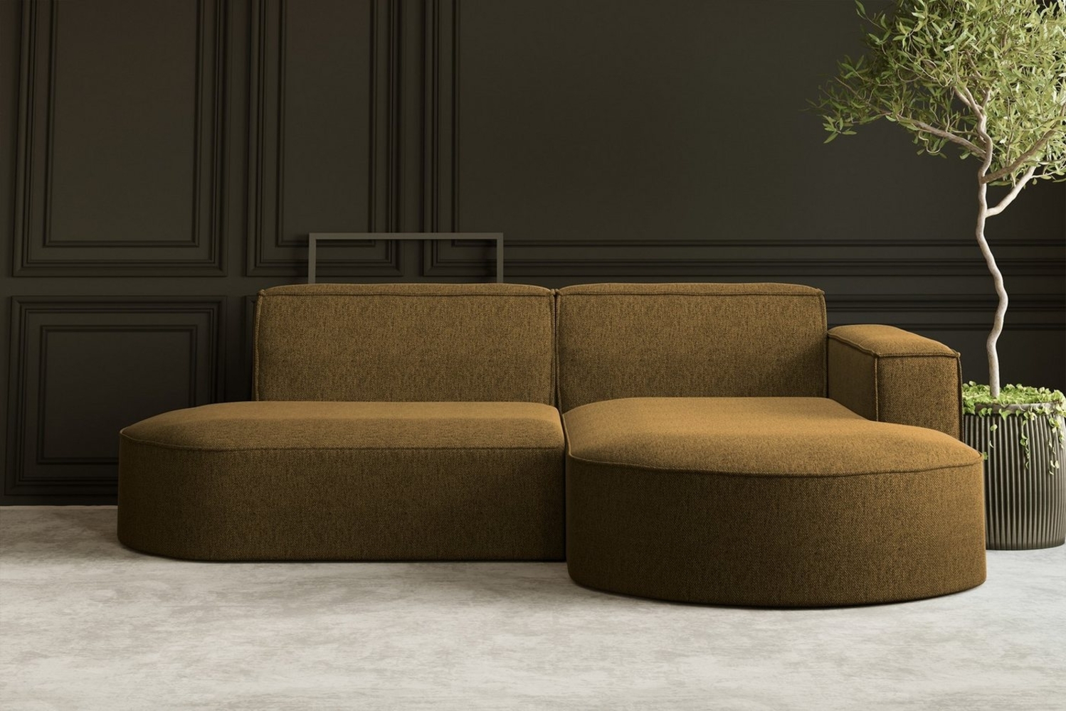 Kaiser Möbel Ecksofa Designer MODENA STUDIO L stoff Poso, Verita, Quelle, Salvador Bild 1