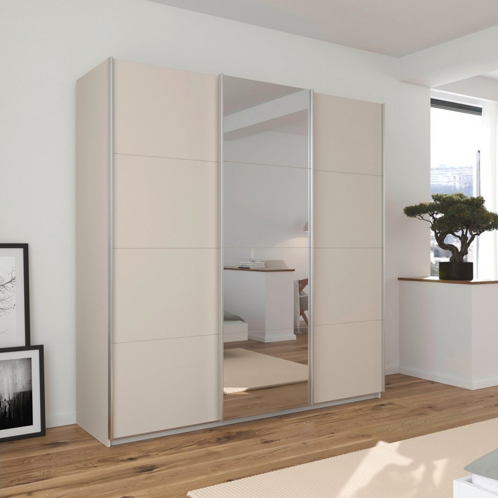 rauch Schwebetürenschrank Kleiderschrank Schrank OTTO´S CHOICE Garderobe AGORDO (in zwei Griff-Farben) Top Innenausstattung, in 4 Breiten und 2 Höhen MADE IN GERMANY Bild 1