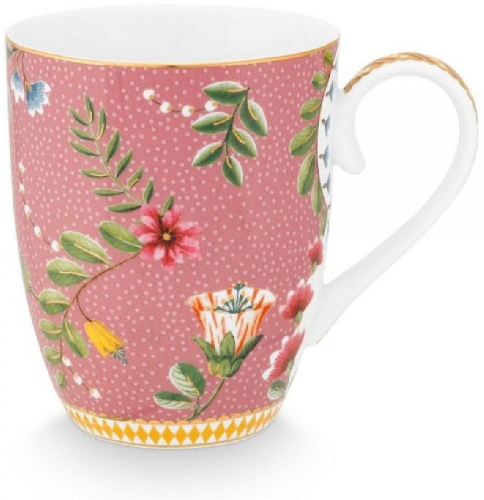 PiP Studio Becher La Majorelle Becher large pink o.Affe 0,35 l, Porzellan, Mug Large La Majorelle Pink 350ml Bild 1