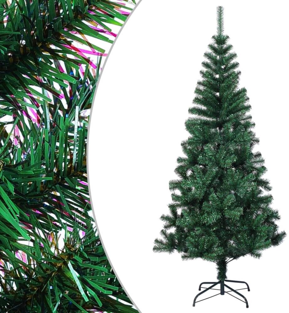 vidaXL Künstlicher Weihnachtsbaum Schillernde Spitzen Grün 240 cm PVC 344642 Bild 1