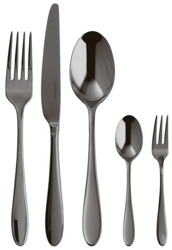 Rosenthal Sambonet Besteck-Set Velvet PVD Schwarz (30-teilig) S0196-S00595-S1896 Bild 1