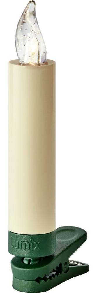 Krinner Lumix Superlight Mini 6 LED Weihnachtskerzen elfenbein Erweiterungset Bild 1