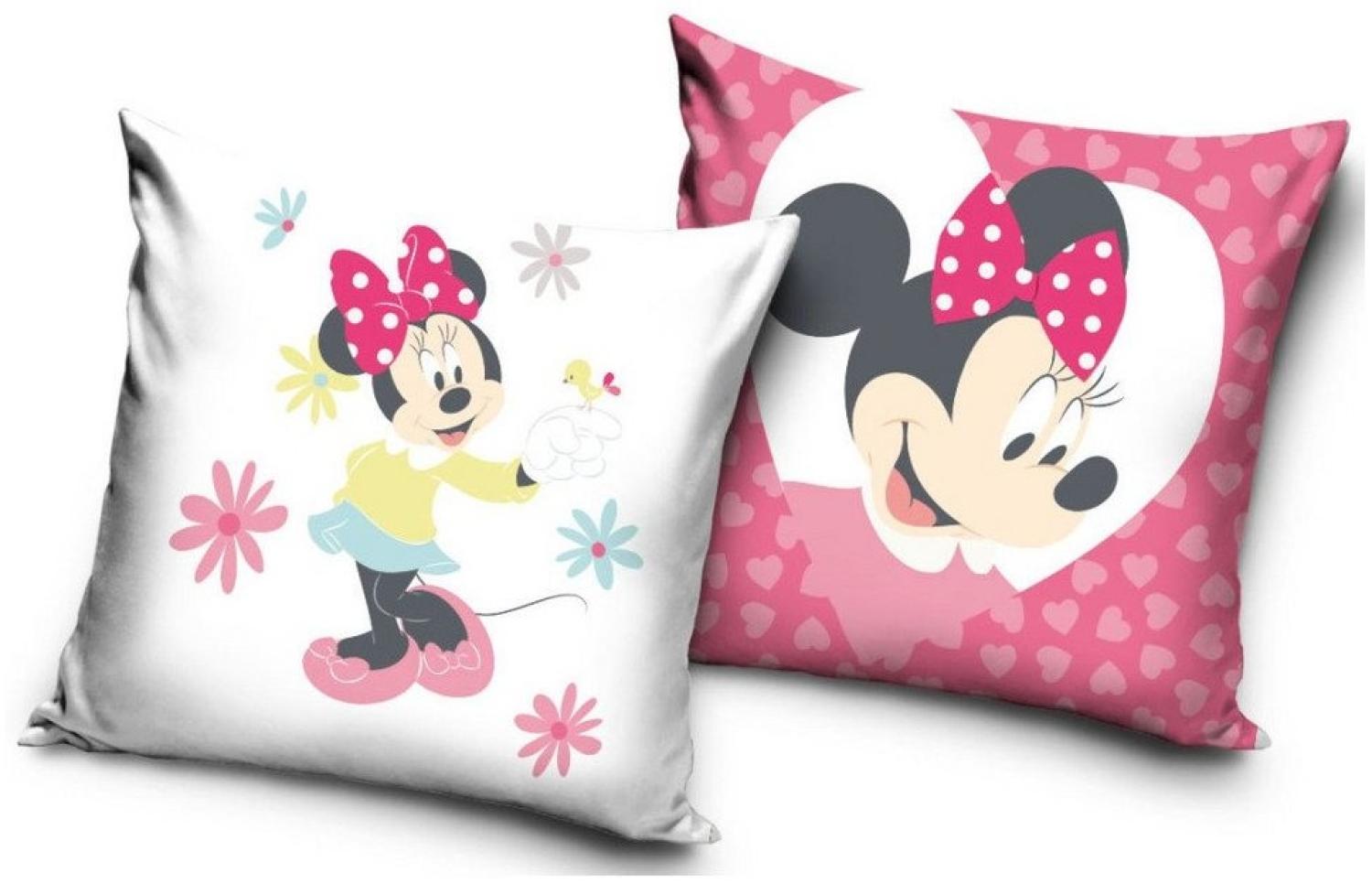 Disney Minnie Mouse Kissenbezug Disney Minnie Kissenbezug Maße ca. 40 x 40 cm, (1 Stück) Bild 1