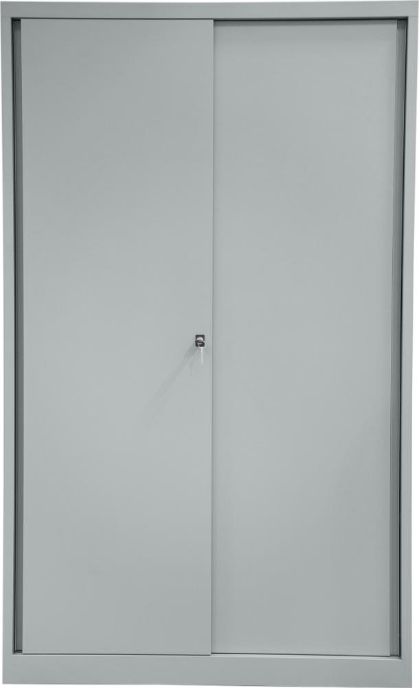 Bisley ECO Schiebetürenschrank ECO 355 silber - 67,240 kg Bild 1