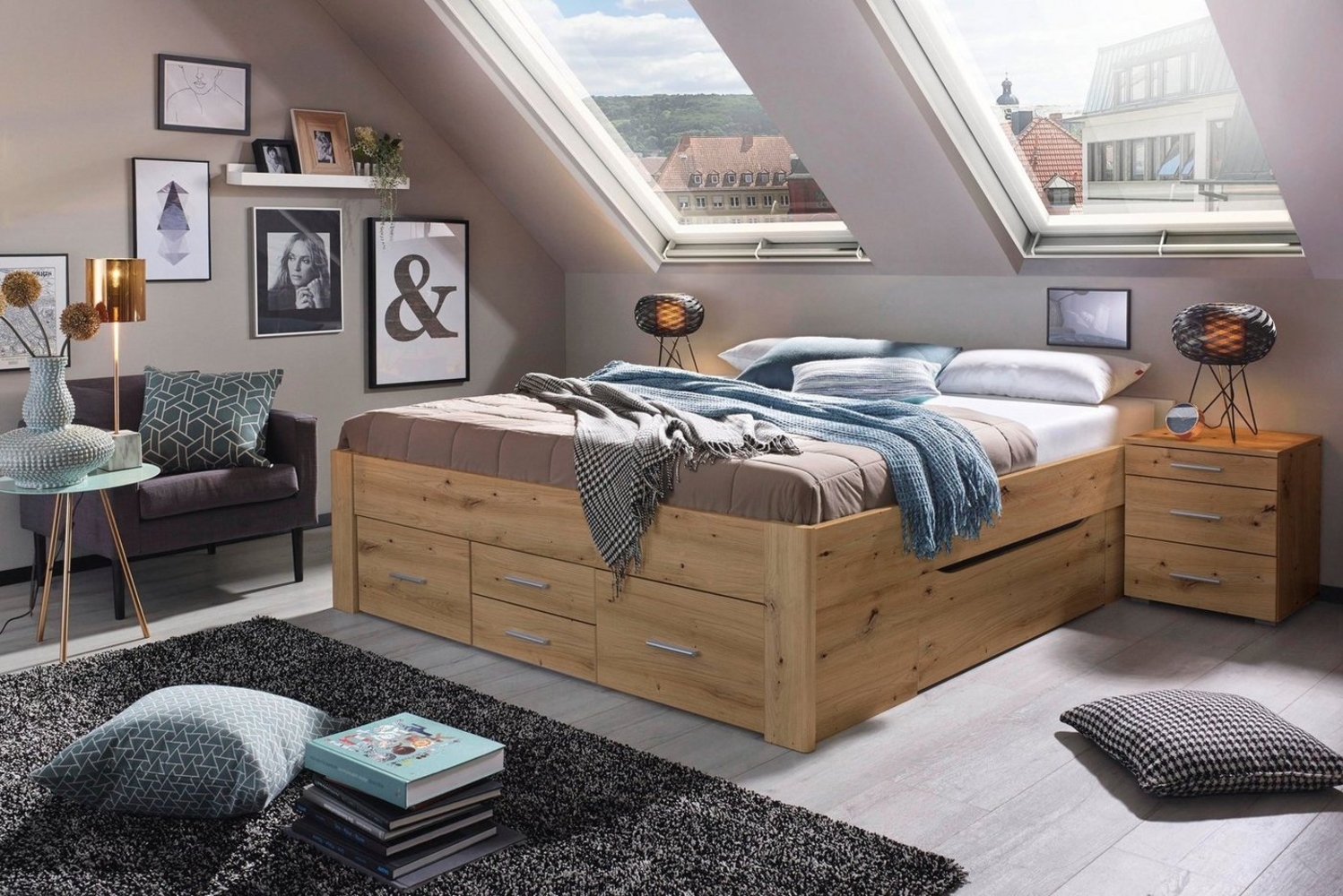 rauch Bett Scala, mit Schubkästen in 3 Varianten Bild 1