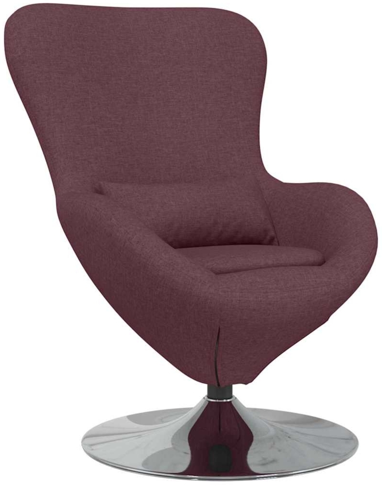 vidaXL Eiersessel Lila 63 x 73 x 90 cm Stoff 42002740 Bild 1