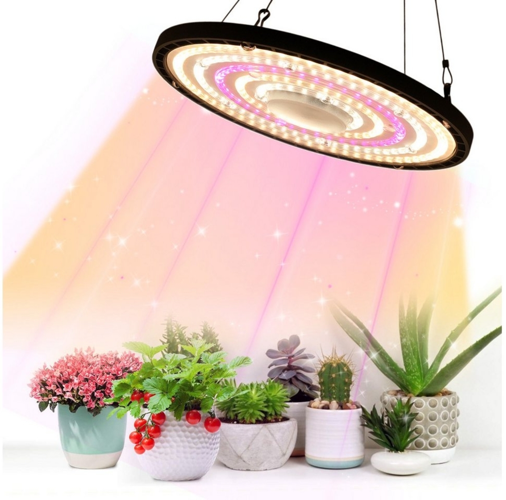 MUPOO Pflanzenlampe Vollspektrum LED Grow Lampe für Zimmerpflanzen,LED Wachstumslampe, Pflanzenlicht mit Aufhängedraht,70W/100W/ 150W für Indoor-Pflanzen Bild 1