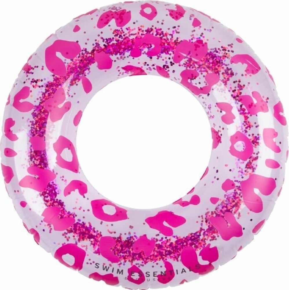 The Essentials B.V. Schwimmring Neon Leopard 90 cm Bild 1