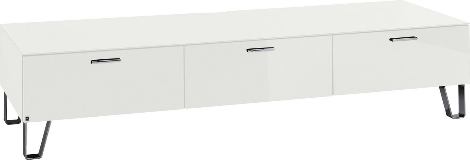 LEONARDO TV-Bank Cube, mit Sicherheitsglas und edlem MDF Holz, Breite 189 cm Bild 1