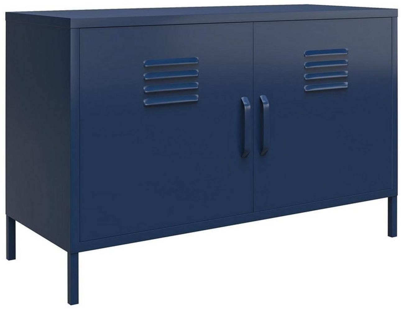 loft24 Sideboard Bradford, Spint Schrank aus Metalll mit 2 Türen Bild 1