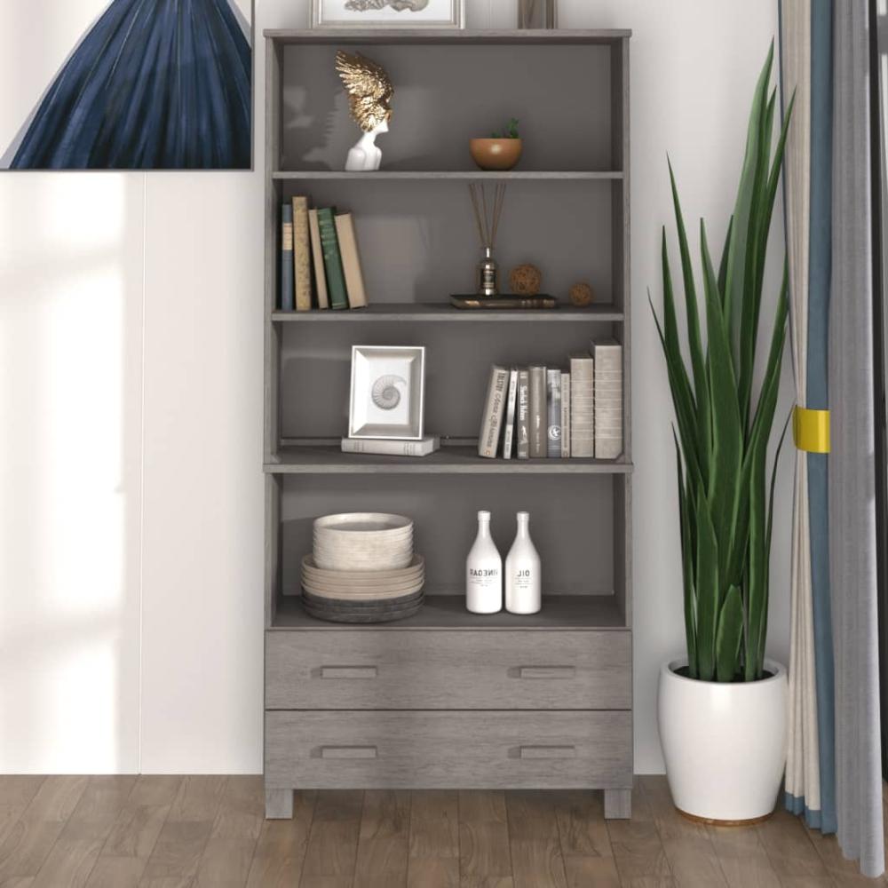 Regal >3014468< (B/H/T 85 x 180 x 35 cm) in Hellgrau - 85 x 180 x 35 (BxHxT) Bild 1