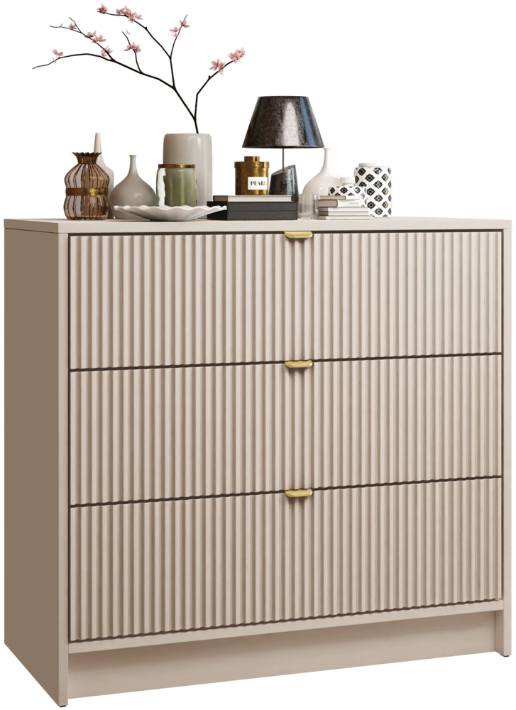 Kommode Tireno 3SZ (Farbe: Sandbeige) Bild 1