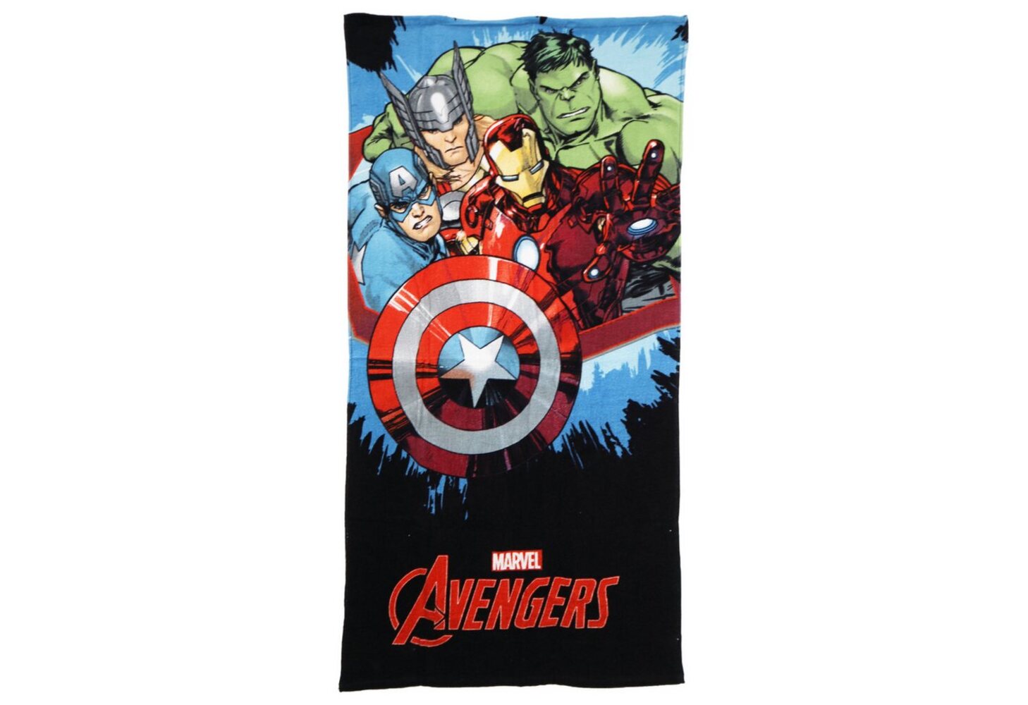 MARVEL Strandtuch Marvel Avengers Badetuch 70x140 cm 100% Baumwolle Bild 1