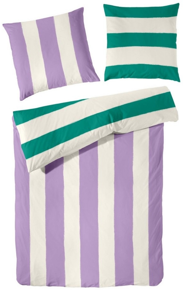 Giantore Wendebettwäsche Renforcé 2 teilig Bettwäsche mit Wendeoptik Baumwolle, Baumwolle, 2 teilig, Renforce-Bettwäsche Color Block Wendebettwäsche Bild 1