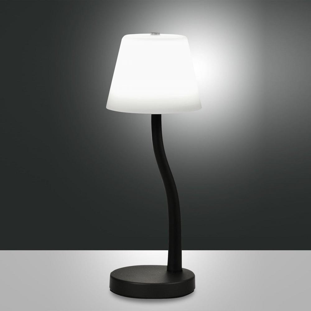 Fabas Luce 3703-30-101 Tischleuchte Ibla schwarz dimmbar Bild 1