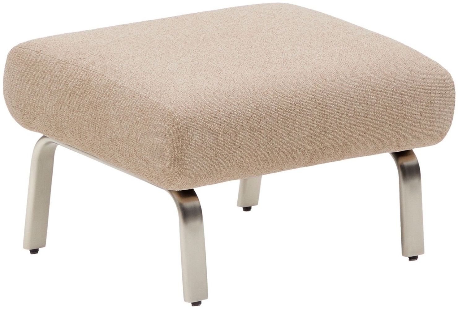 Hocker Amsen, Stoff, Braun, 68 x 42 x 55 cm Bild 1