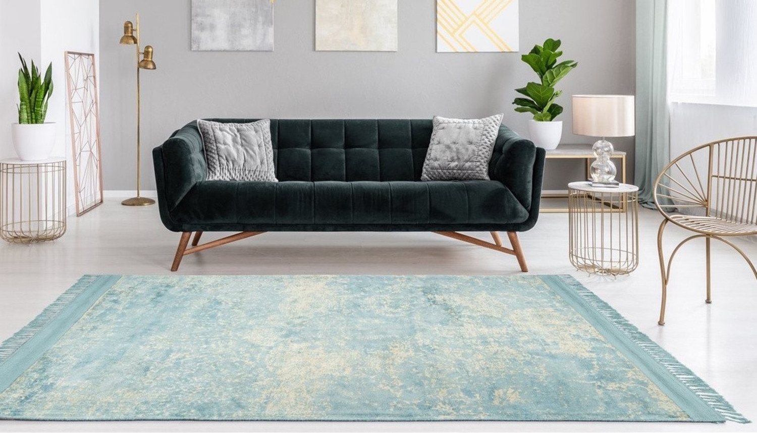 Dolce Vita 125 Petrol 80x150 cm Bild 1