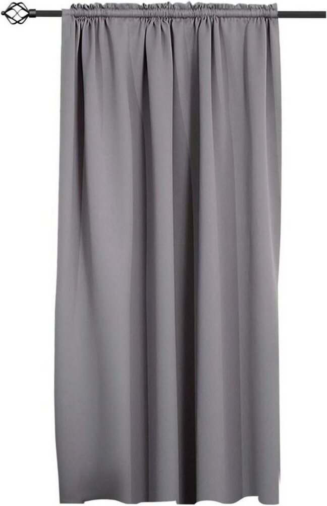 Woltu Gardine, (1 St), blickdicht, Blickdicht mit Kräuselband für Schiene, 250 g/m² Bild 1