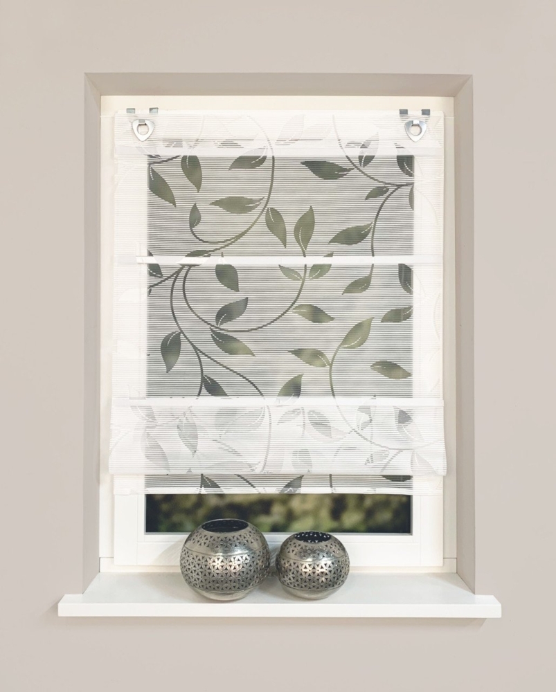 Home Wohnideen Magnetrollo Bambus 130 x 60 cm weiß Bild 1