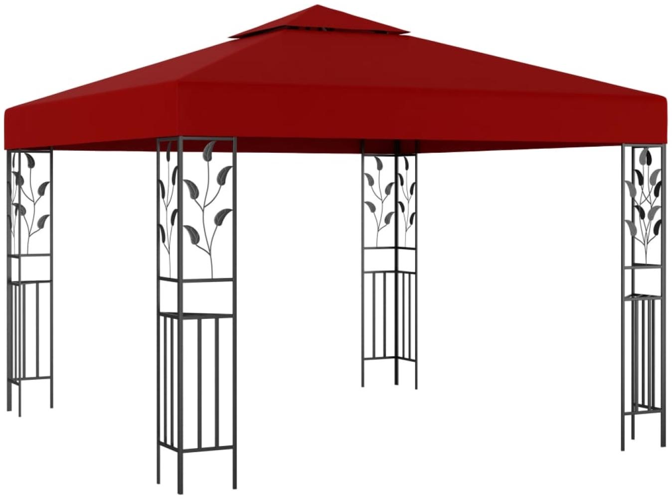 vidaXL Pavillon 3x3 m Weinrot 47947 Bild 1