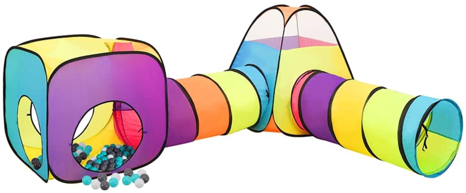vidaXL Spielzelt mit 250 Bällen, Stoff mehrfarbig, 190 x 264 x 90 cm Bild 1