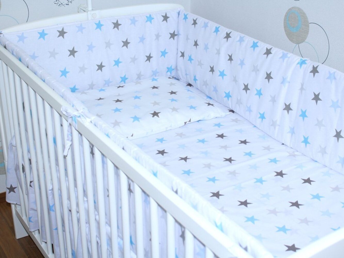 Primawela Bettnestchen Nestchen 420 cm Bettumrandung Baby Bett Kinder Nest Kopfumrandung Bild 1