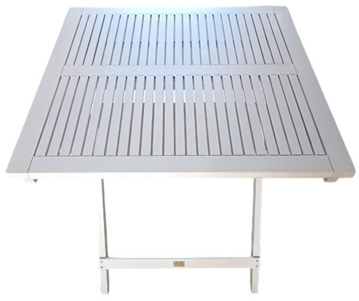 LINUS Tisch wß-gew. 70/70 Bild 1