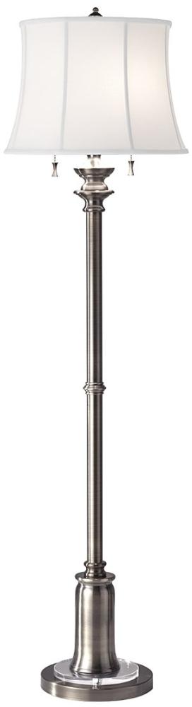 Stehleuchte, Stahl Nickel, H 157,5 cm Bild 1