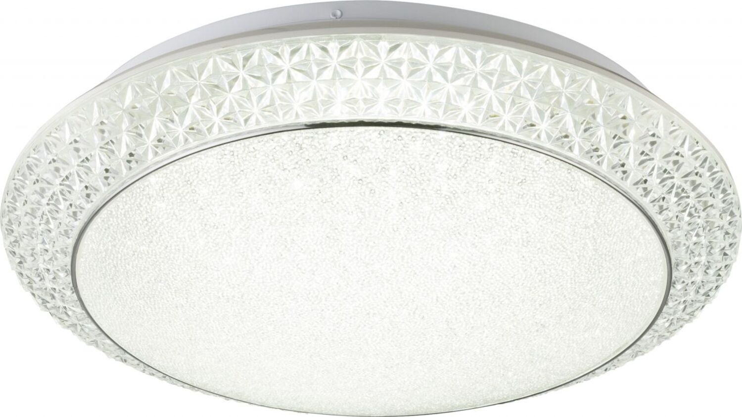 GLOBO Deckenleuchte LED Wohnzimmer Deckenlampe Rund Kristalle dimmbar 41314-28 Bild 1