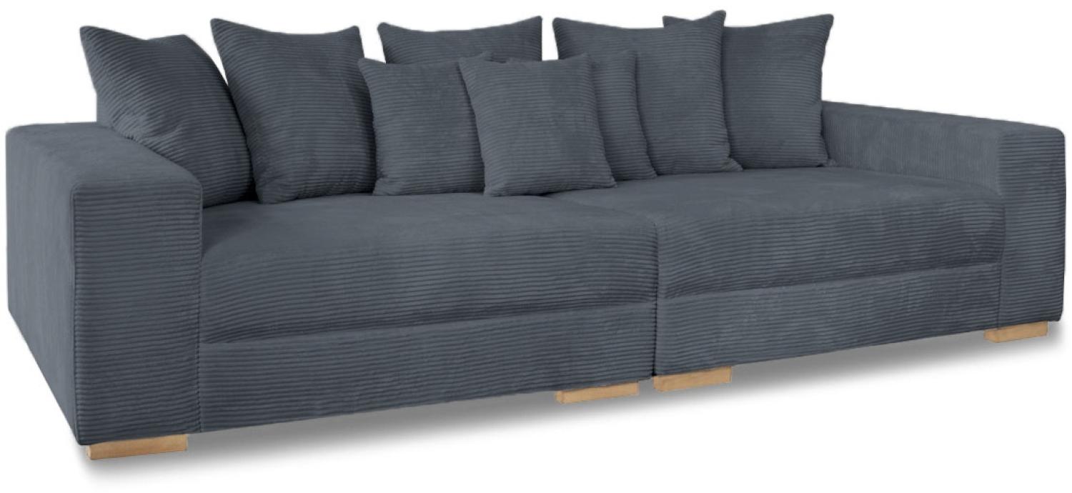 Adrian Big Sofa, Lincoln - Dunkelgrau Bild 1