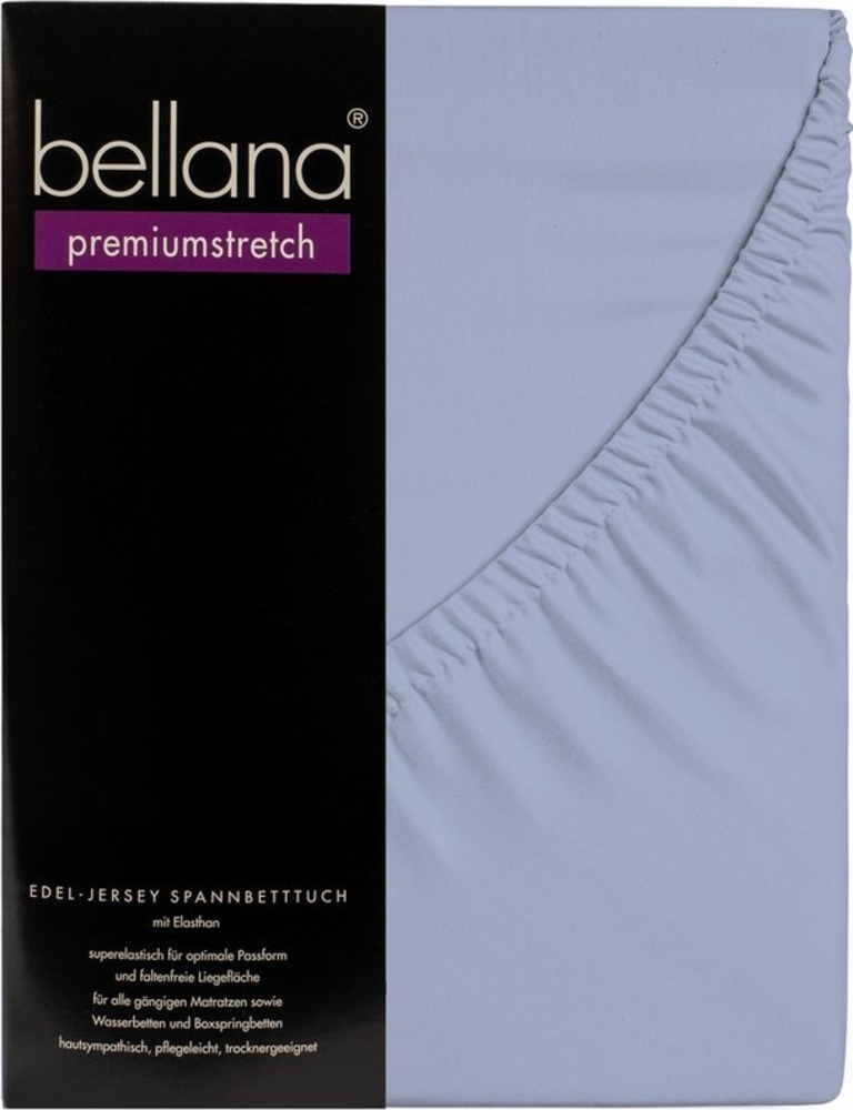 bellana Spannbettlaken Bellana premiumstretch, Jersey, Gummizug: rundum, (1 Stück), 165g/m², 95% gekämmte Mako Baumwolle, 5% Elasthan Bild 1