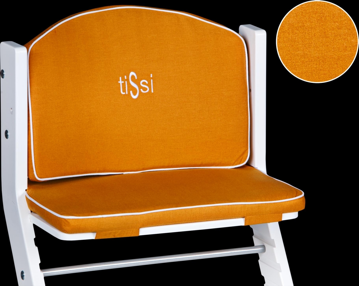 tiSsi® Sitzpolster / Sitzverkleinerer Hochstuhl Curry Bild 1