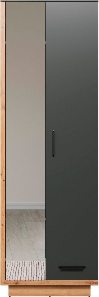 INOSIGN Garderobenschrank Premont (1-St) Eleganter Flurschrank auf einem Sockel - Soft-Close - Mit Frontspiegel Bild 1