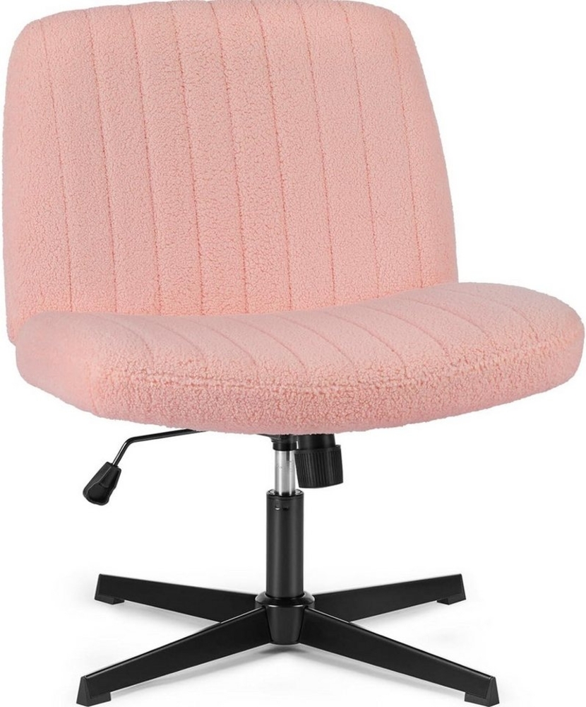 DUMOS Bürostuhl Ohne Armlehne Schneidersitz Stuhl, mit Verbreitertem Criss Cross Chair, drehbar Bild 1