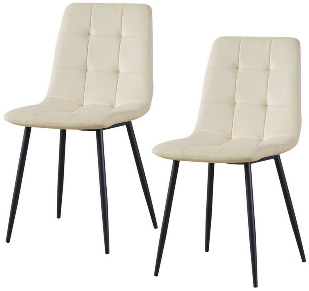 HTI-Living Esszimmerstuhl Stuhl Mesa Velvet 2er-Set (Set, 2 St), Esszimmerstuhl Samt Bild 1