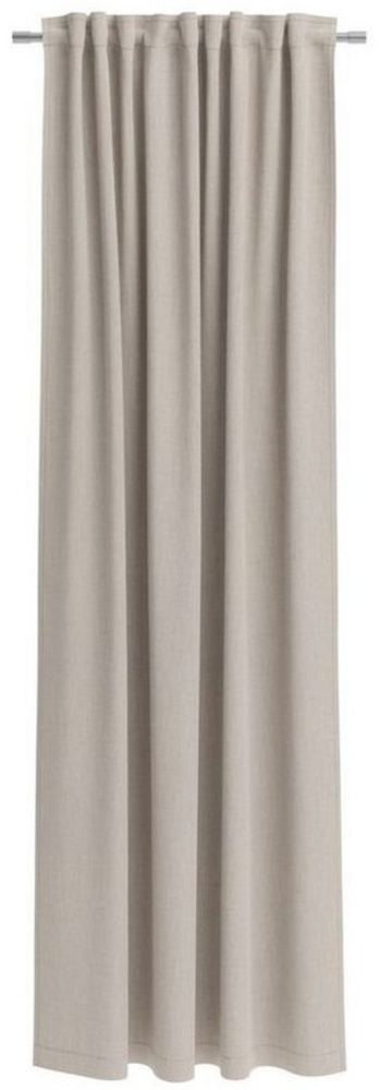 Neutex for you! Vorhang Gardine Verde Eco nachhaltig mit Schlaufen uni Taupe 137x245cm (BxH), Smokband, halbtransparent, Kunstfaser, made in Germany Bild 1