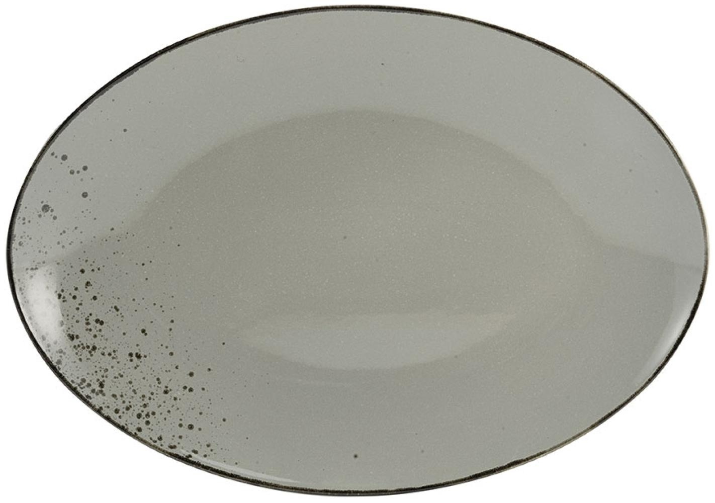 CreaTable 20368 Nature Collection Platte oval 35 cm STONE Bild 1