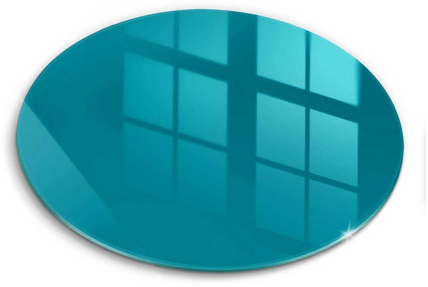 Tulup Schneidebrett Unifarben Minimalistisch Schneideplatte Kochplattenabdeckung, Rund Bild 1