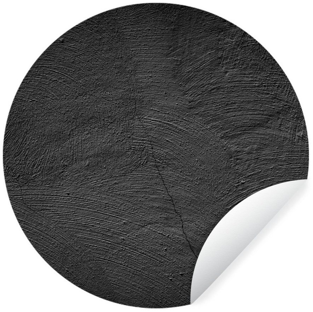 MuchoWow Wandsticker Beton - Schwarz - Industriell (1 St), Wandtattoo Selbstklebend, Wohnzimmer Deko Aufkleber, 30x30 cm Bild 1